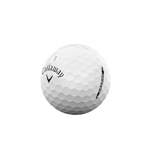 キャロウェイ(Callaway) ゴルフボール WARBIRD DISTANCE 25 1ダース(12個入り) 2ピース構造 ホワイト 中間 画像