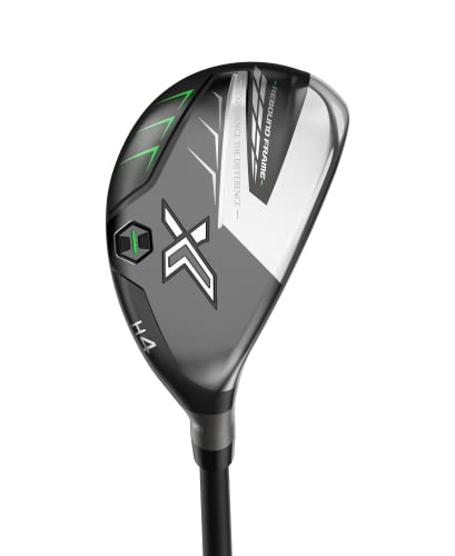 DUNLOP(ダンロップ) ユーティリティ XXIO ゼクシオ エックス 2021年モデル ハイブリッド 【カタログ純正シャフト装着モデル】 Miyazaki AX-2 シャフト カーボン メンズ 右ロフト角: 18度番手: H3 フレックス:S 40.5インチ ゴルフクラブ ユーティリティクラブ ブラック 1枚目 画像