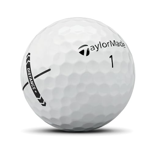 テーラーメイド(TAYLOR MADE) TMJ25 Distance + WH JPN dz ディスタンスプラス ホワイト ゴルフボール 2025年モデル ホワイト 中間 画像