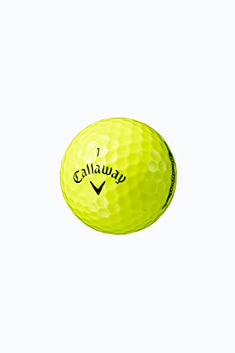 キャロウェイ(Callaway) ゴルフボール WARBIRD 23 YLW 1ダース(12個入り) 2ピース構造 イエロー 中間 画像