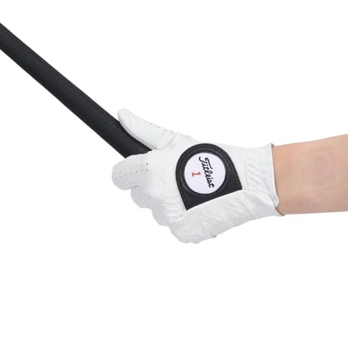 TITLEIST(タイトリスト) ゴルフグローブ ﾌﾟﾛﾌｪｯｼｮﾅﾙﾃｯｸ ｸﾞﾛｰﾌﾞ TG53WT-24 WT ﾎﾜｲﾄ 左手用 24cm 画像1
