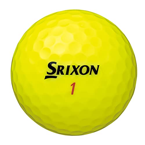 DUNLOP ダンロップゴルフボール SRIXON DISTANCE9 2022年モデル 1ダース(12個入り) パッションイエロー 中間 画像