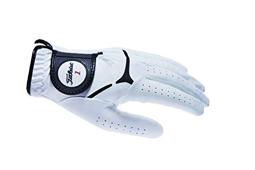 タイトリスト(TITLEIST) ゴルフグローブ メンズ TG39 ホワイト 23cm 左手用 1枚目 画像