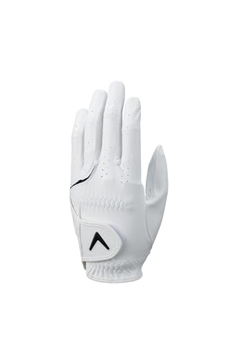 キャロウェイ(Callaway) グローブ ALL WEATHER LH WHT/BLK 23 24 (23cm 左手着用【右利き用】) ホワイト/ブラック メンズ 画像1