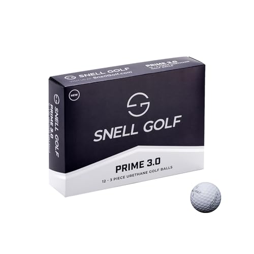 Snell Golf スネルゴルフボール PRIME 3.0 1ダース 日本正規品 ■ USGA/R&A公認球 ■ 2024年新モデル ■ オンライン限定商品 (ホワイト) 1枚目 画像