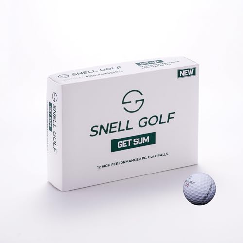 Snell Golf GET SUM (ゲッサム)2024モデル1ダース★オンライン限定商品 (ホワイト) 1枚目 画像