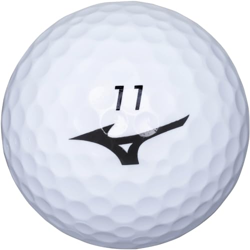 MIZUNO(ミズノ) ゴルフボール D201 ホワイト 1ダース 12個入り ディスタンスタイプ ヘッドスピード35m／s以上対応 ソフトなフィーリング 2ピース構造 5NJBD220 中間 画像