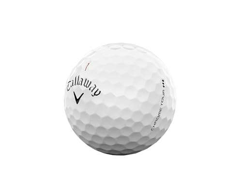 キャロウェイ(Callaway) ゴルフボール CHROME TOUR TRIPLE DIAMOND 25 1ダース(12個入り) 4ピース構造 ホワイト 中間 画像