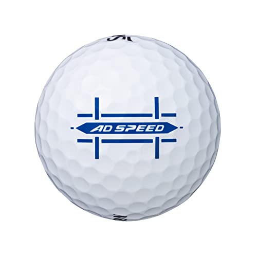 ダンロップ ゴルフボール SRIXON AD SPEED 2022年モデル 1ダース(12個入り) ホワイト 中間 画像