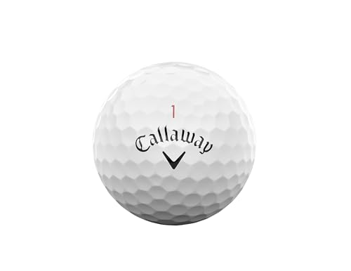 キャロウェイ(Callaway) ゴルフボール CHROME TOUR TRIPLE DIAMOND 25 1ダース(12個入り) 4ピース構造 ホワイト 最後 画像