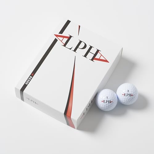 ALPHA(アルファ) ゴルフボール 1ダース (12個入) =RS300= 正規品 (ムーンホワイト) 1枚目 画像