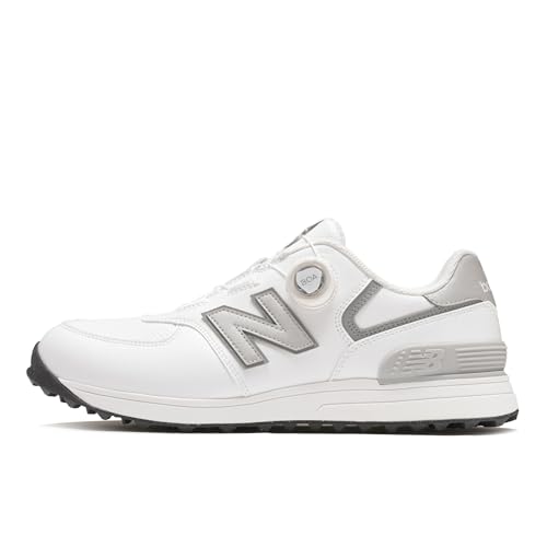 [ニューバランス] ゴルフシューズ 574 v4 BOA ボア スパイクレス メンズ レディース BC4(WHITE/GREY) 26.5 cm 4E 画像1
