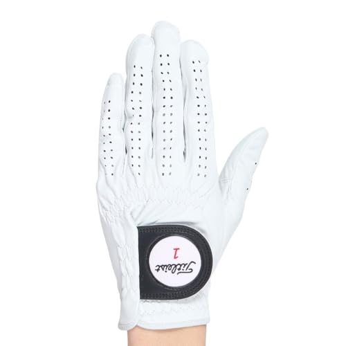タイトリスト(TITLEIST) ゴルフグローブ プロフェッショナル グローブ TG73WT-23 WT ホワイト 左手用 23cm 中間 画像