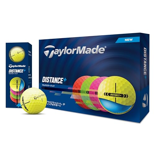 テーラーメイド(TAYLOR MADE) TMJ25 Distance + Multi JPN dz ディスタンスプラス マルチ ゴルフボール 2025年モデル マルチ 最後 画像