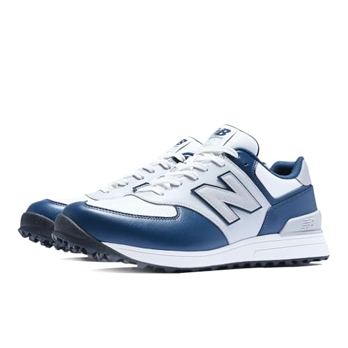 [ニューバランス] ゴルフシューズ UGS574v3 スパイクレス メンズ レディース R3(WHITE/NAVY) 26.5 cm 2E 最後 画像