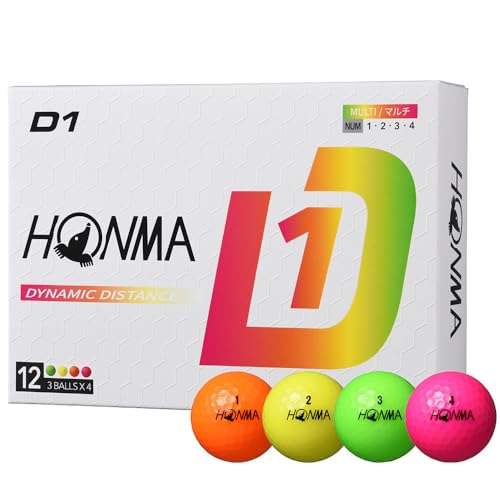 HONMA 2024 ホンマ D1 BT2401 マルチ (1ダース12個入) 1枚目 画像
