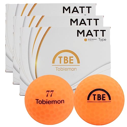 飛び衛門(TOBIEMON) ゴルフボール マットカラー DISTANCE 3ダース(36個入り) 23T2BM MOG3DZ (オレンジ/FF/Men's) 1枚目 画像