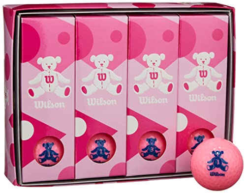 Wilson(ウイルソン) (ウィルソン)ゴルフボール BEAR4 ダース ピンク 1枚目 画像