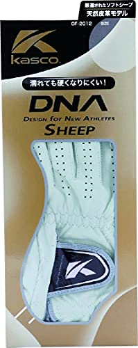 キャスコ(Kasco) ゴルフグローブ 天然皮革 DNA SHEEP GF-2012 左手用 白 24cm 最後 画像