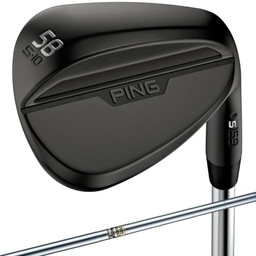 ピン PING s159 Sグラインド ミッドナイト ウェッジ ダイナミックゴールド ウェッジ シャフト:ダイナミックゴールド レフティ 60度 10 最後 画像