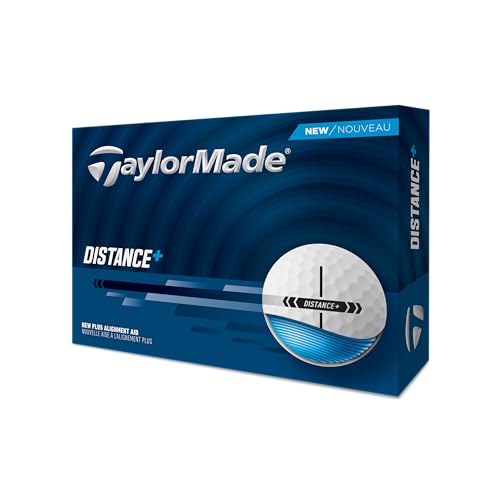 テーラーメイド(TAYLOR MADE) TMJ25 Distance + WH JPN dz ディスタンスプラス ホワイト ゴルフボール 2025年モデル ホワイト 1枚目 画像