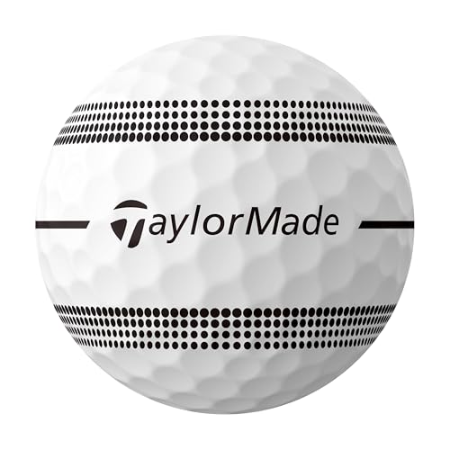 テーラーメイド(TAYLOR MADE) TMJ24 TP5x Stripe JPN dz ティーピーファイブ エックス ストライプ ゴルフボール ホワイト 中間 画像