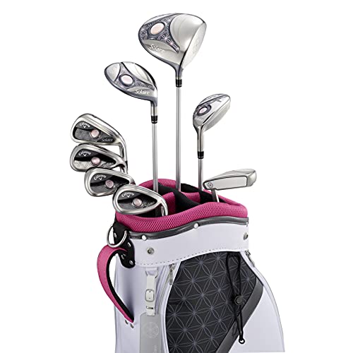 キャロウェイ (Callaway) クラブセット レディース SOLAIRE CHRY BLSM (8本セット, キャディバック, ヘッドカバー 付き) カーボンシャフト ピンク 最後 画像