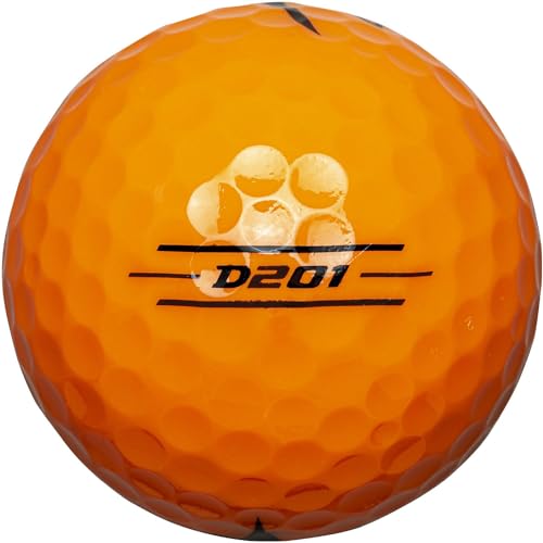 MIZUNO(ミズノ) ゴルフボール D201 オレンジ 1ダース 12個入り ディスタンスタイプ ヘッドスピード35m／s以上対応 ソフトなフィーリング 2ピース構造 5NJBD220 中間 画像