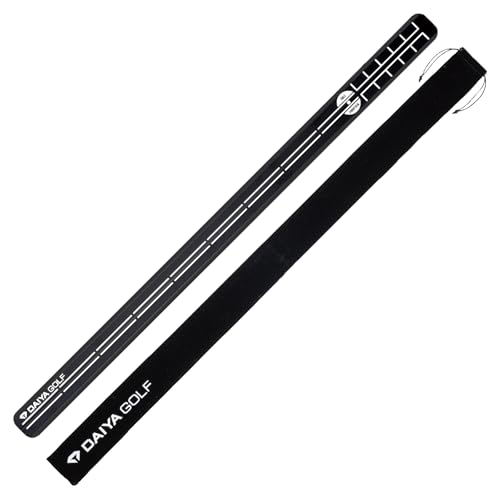 ダイヤゴルフ(DAIYA GOLF) パットチェッカーロング 2種類の難易度で練習できる両面仕様 持ち運びに便利な収納袋付き パター練習器具 パット練習器具 レール ゴルフ練習器具 練習用品 トレーニング器具 パッティングレール パターレール パッティングストローク 矯正 セルフチェック コンパクト 室内練習 屋内 練習ボール 初心者 上級者 TR-5012 1枚目 画像