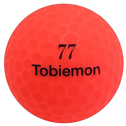 飛び衛門（TOBIEMON） ゴルフボール マットカラー DISTANCE 3ダース(36個入り) 23T2BM MRD3DZ （レッド/ＦＦ/Men's） 中間 画像