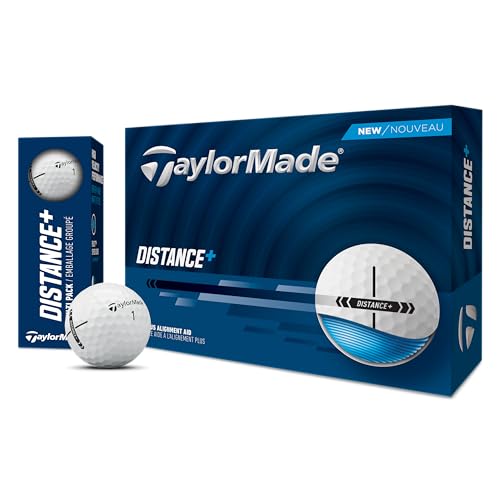 テーラーメイド(TAYLOR MADE) TMJ25 Distance + WH JPN dz ディスタンスプラス ホワイト ゴルフボール 2025年モデル ホワイト 最後 画像