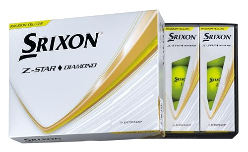 ダンロップゴルフボール SRIXON Z-STAR ダイアモンド 2025年モデル 1ダース(12個入り) プレミアムパッションイエロー 1枚目 画像