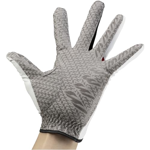 MIZUNO(ミズノ) ゴルフグローブ ダブルグリップ メンズ 左手用 ホワイト/レッド 23cm 5MJML401 最後 画像