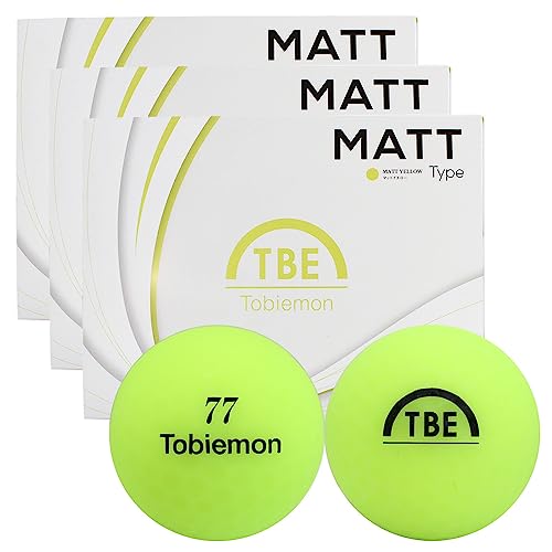 飛び衛門(TOBIEMON) ゴルフボール マットカラー DISTANCE 3ダース(36個入り) 23T2BM MYE3DZ (イエロー/FF/Men's) 1枚目 画像