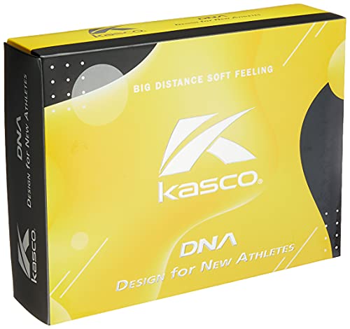 キャスコ(Kasco) ゴルフボール DNA2ピースボール イエロー ダース 1枚目 画像