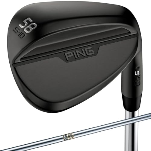 ピン PING s159 Sグラインド ミッドナイト ウェッジ ダイナミックゴールド ウェッジ シャフト:ダイナミックゴールド レフティ 60度 10 1枚目 画像