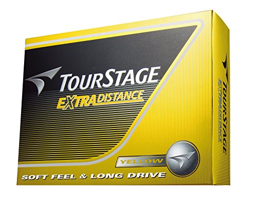 BRIDGESTONE(ブリヂストン) ゴルフボール TOURSTAGE エクストラディスタンス 1ダース( 12個入り) イエロー TEYX 最後 画像