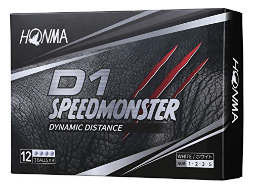 ホンマ ゴルフ ボール D1 SPEED MONSTER スピードモンスター 1ダース 12球入り BT2003 本間 HONMA 1枚目 画像