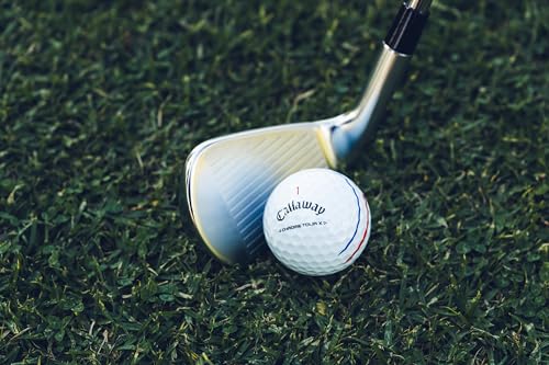 キャロウェイ(Callaway) ゴルフボール CHROME TOUR X 24 TRIPLE TRACK 1ダース(12個入り) 4ピース構造 トリプル・トラック ホワイト 中間 画像
