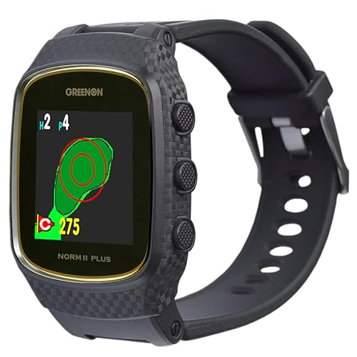 GreenOn(グリーンオン)ザ・ゴルフウォッチ ノルムⅡ プラス ※みちびきL1S対応 カラー液晶 THE GOLF WATCH NORM Ⅱ Plus/ノルム GN301 グリーンアンジュレーション表示 (旧モデル(NORM II PLUS), ブラック) 最後 画像