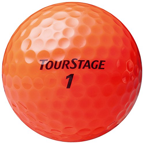 BRIDGESTONE(ブリヂストン) ゴルフボール TOURSTAGE エクストラディスタンス 1ダース( 12個入り) オレンジ TEOX 中間 画像
