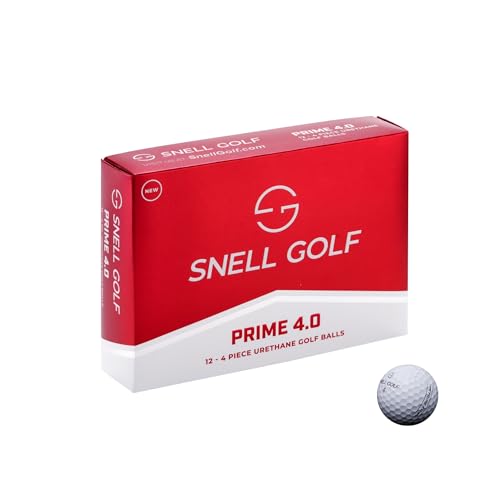 Snell Golf スネルゴルフボールPRIME 4.0 １ダース 日本正規品 ■ USGA/R&A公認球 ■ 2024年新モデル ■ オンライン限定商品 (ホワイト) 1枚目 画像