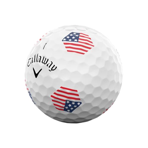 キャロウェイ(Callaway) ゴルフボール CHROME TOUR X 24 TRUTRACK USA 4ピース構造 USAトゥルートラック・ホワイト 最後 画像