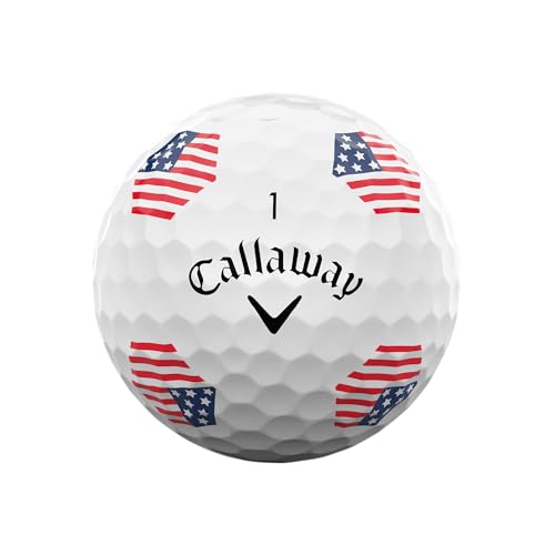 キャロウェイ(Callaway) ゴルフボール CHROME TOUR X 24 TRUTRACK USA 4ピース構造 USAトゥルートラック・ホワイト 中間 画像