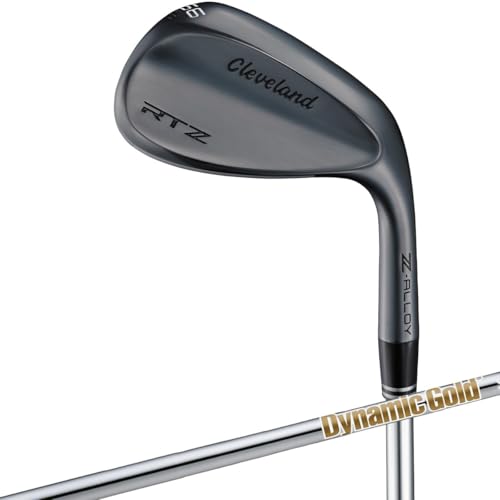 クリーブランドゴルフ(Cleveland Golf) ウエッジ RTZ ブラックサテン 48(Mid)10 ダイナミックゴールド スチールシャフト メンズ 右利き ロフト角:48度 フレックス:S200 画像1