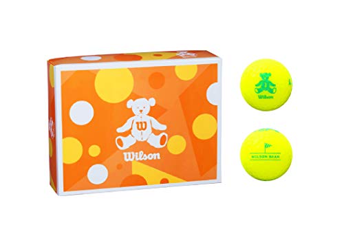 Wilson(ウイルソン) (ウィルソン)ゴルフボール BEAR4 ダース イエロー 1枚目 画像