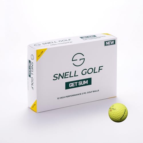 Snell Golf GET SUM （ゲッサム）2024モデル１ダース★オンライン限定商品GS5D (イエロー) 画像1