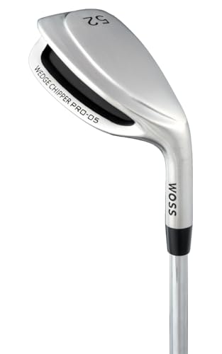 WOSS(ウォズ) GOLF PRO-05 ウェッジチッパー 超ワイドソール チッパー スチールシャフト アプローチ バンカー グリーン周り ウォズ (52, 度) 画像1