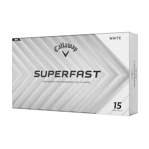 キャロウェイ(Callaway) ゴルフボール SUPERFAST 25 1ダース(15個入り) 2ピース構造 ホワイト 1枚目 画像