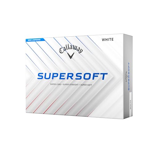 キャロウェイ(Callaway) ゴルフボール SUPERSOFT 25 1ダース(12個入り) 2ピース構造 ホワイト 1枚目 画像